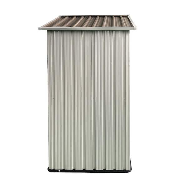 5 ft. W x 3 ft. D Aluminium Alloy Shed with Double Door (15 sq. ft. )