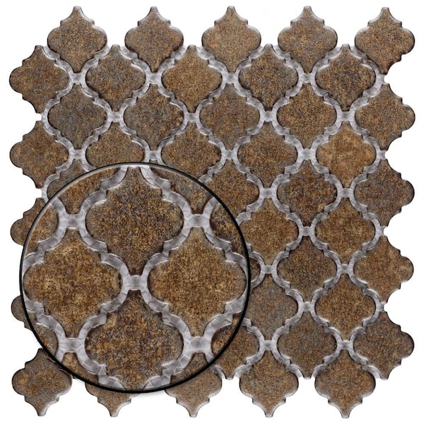 Merola Tile Hudson Tangier Atlantis 12 in. x 12 in. Porcelain Mosaic Tile (10.96 sq. ft. / Case)