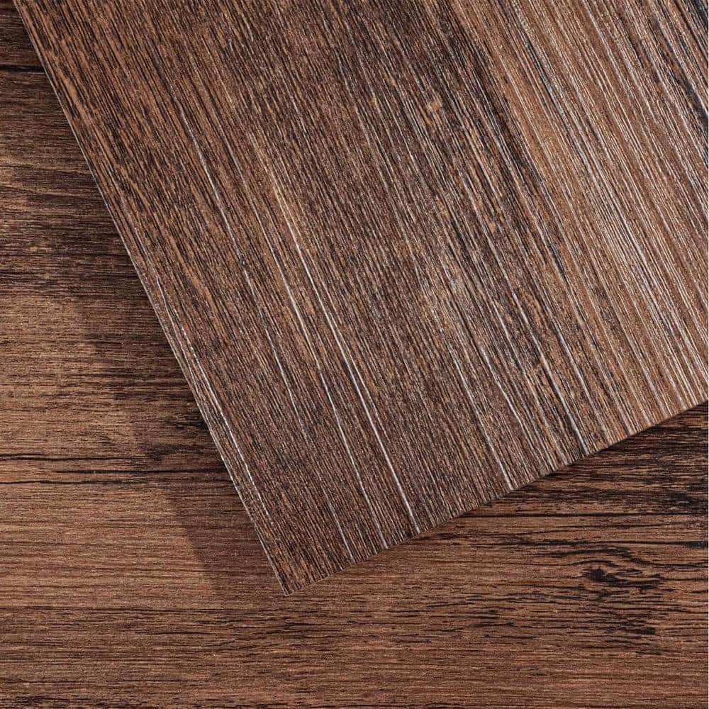 Brown Peel and Stick Vinyl Flooring 36 Pack 54 Sq.Ft, Waterproof Vinyl Flooring Peel and Stick price history on PriceWatchPro