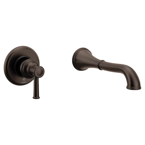 Belfield 1 Handle Tub Wall Mount Roman Tub Faucet with Handles in Oil Rubbed Bronze