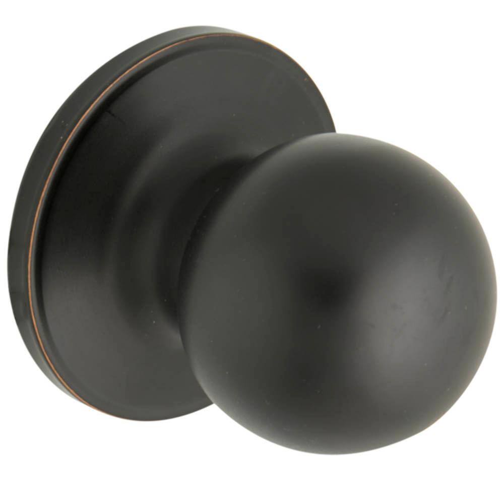 Ball Matte Black Hall/Closet Door Knob