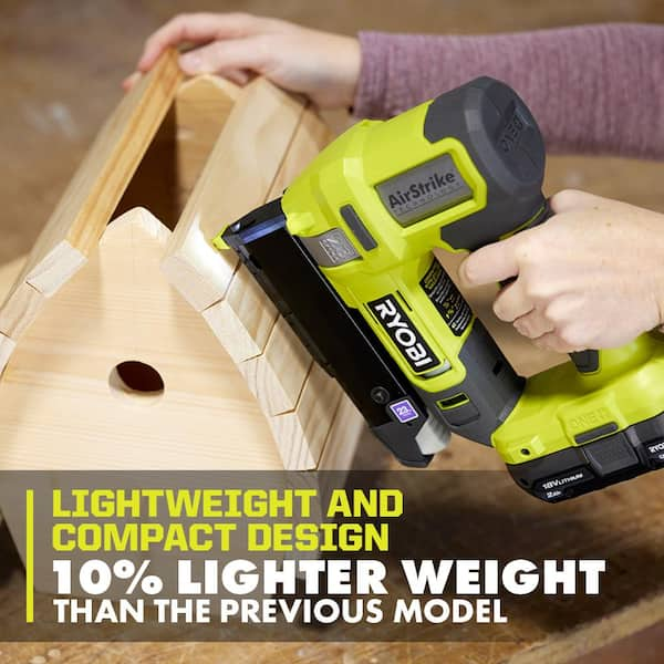 RYOBI ONE+ 18V Cordless Airstrike 23-Gauge Pin Nailer (Tool Only 