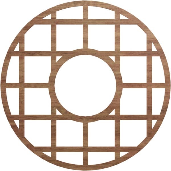 Ekena Millwork 0.25 in. x 40 in. x 40 in. Wood Medallion Moulding