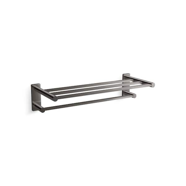 KOHLER Parallel 24 In Wall Mounted Towel Bar Hotelier In Vibrant   Vibrant Titanium Kohler Towel Bars 23530 Tt 64 600 