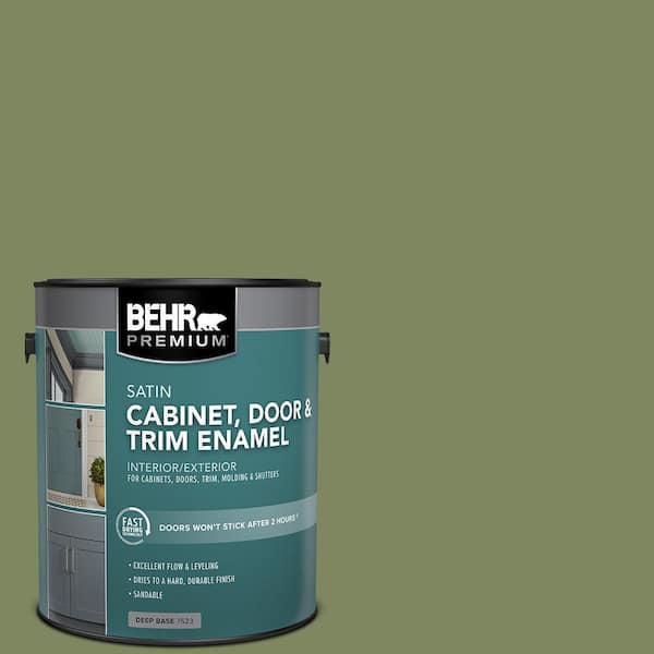 BEHR PREMIUM 1 gal. #PPU10-02 Tuscany Hillside Satin Enamel Interior/Exterior Cabinet, Door & Trim Paint