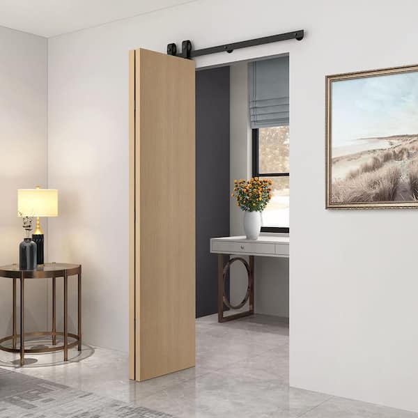 CALHOME 36 in. x 90 in. Hollow Core Oak Composite Textured Bi-Fold
