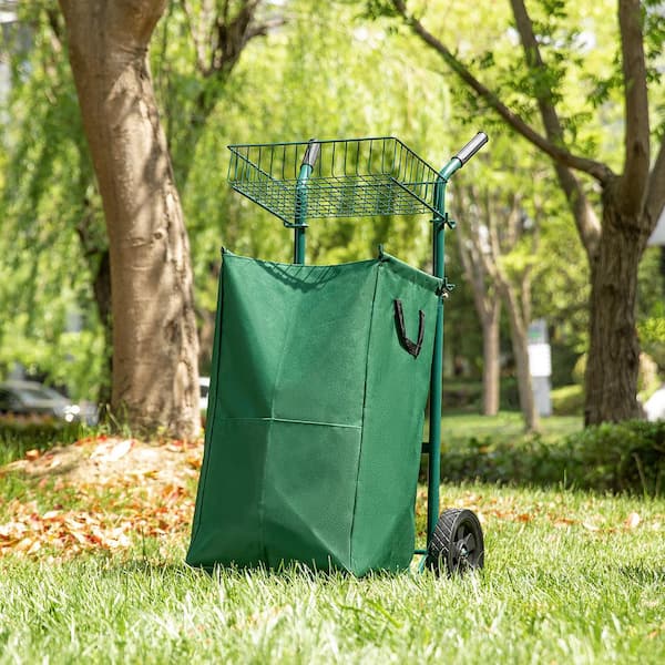Outdoor Tree Leaf Bag Rack Metal Garden Garbage Bag Stand Detachable  Lightweight Portable Multifunctional Camping Outdoor Tool - AliExpress