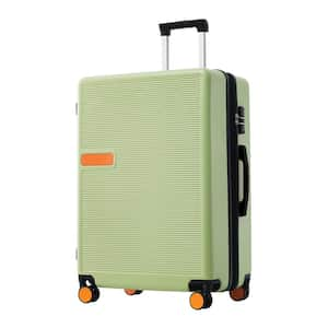 25 .2 in. Green Expandable ABS Hardside Luggage Spinner 24 in. Suitcase with TSA Lock Telescoping Handle, Wrapped Corner