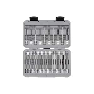 COROTON　14枚 TEKTON 1/4 in. Drive Hex/Torx Bit Socket Set with Rails, 31-Piece