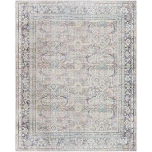 Becki Owens Darling Cream/Black Traditional Washable 7 ft. x 9 ft. Indoor Area Rug