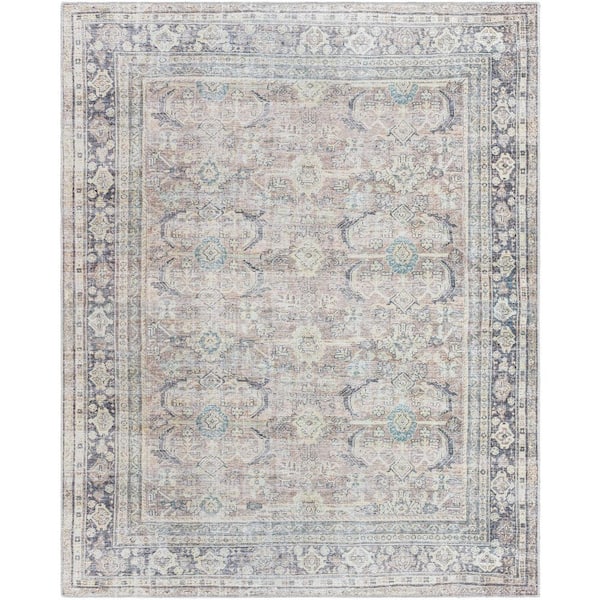 Becki Owens Darling Cream/Black Traditional Washable 7 ft. x 9 ft. Indoor Area Rug