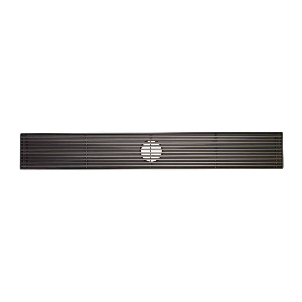 Elegante Drain Collection 32 in. Linear Stainless Steel Shower Drain