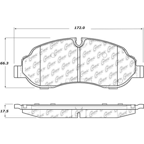 Centric Parts Disc Brake Pad Set