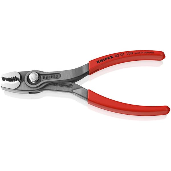 KNIPEX 6 in. Twin Grip Slip Joint Pliers 82 01 150 SBA - The Home