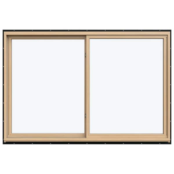 71.3125 in. x 47.5625 in. W-5500 Left-Hand Sliding Wood Clad Window