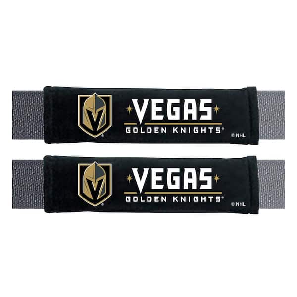 FANMATS Vegas Golden Knights Embroidered Seatbelt Pad (2-Pieces)