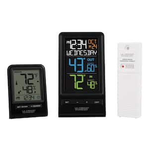 Color Digital Temperature and Humidity Station with Bonus Display