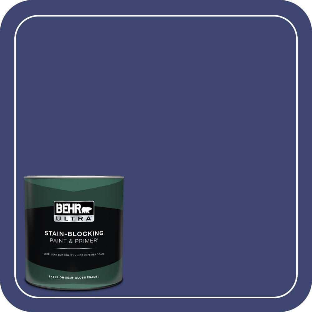 1 qt. #T18-18 Constellation Blue Semi-Gloss Enamel Exterior Paint & Primer price history on PriceWatchPro