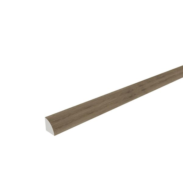 EverLux Basic Aged Hazelnut 0.75 in. T x 0.75 in. W x 94.5 in. L Quarter Round Molding (4-Pack)