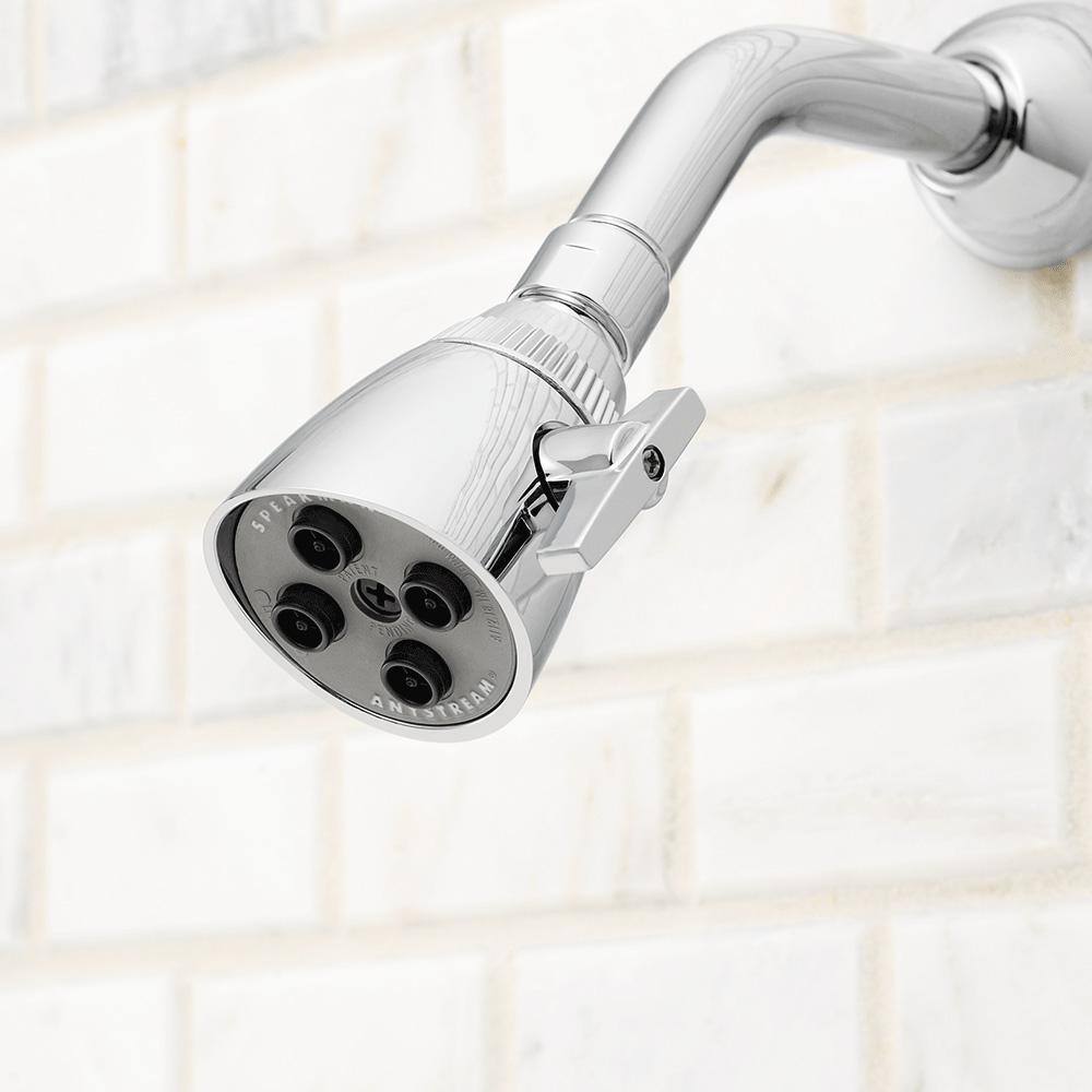 Polished Chrome Adjustable Multi-Function Shower Head