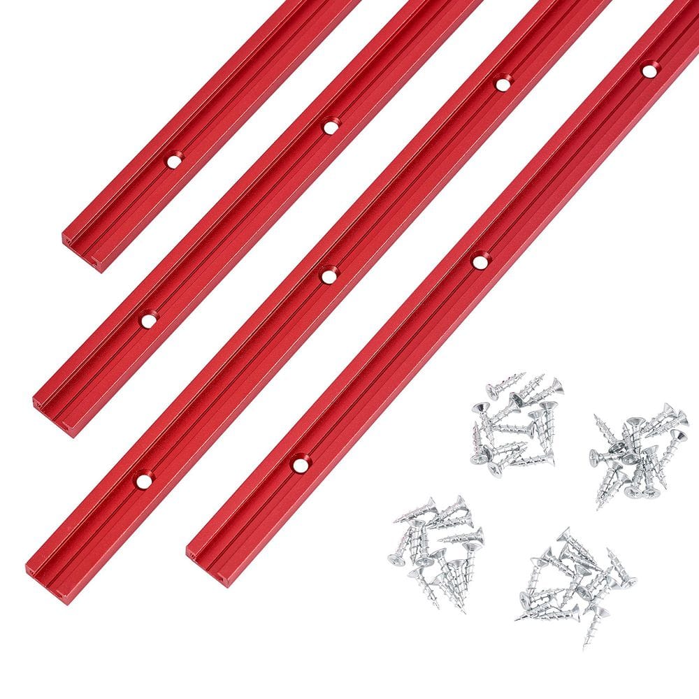 Double Cut Red Single Circuit Track Lighting Coupler with Predrilled Holes-4 Pack, 48 in. Universal Profile price history on PriceWatchPro
