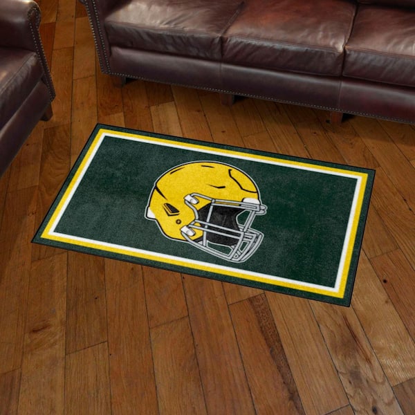 Green Bay Packers Area Rug Non-Slip Floor Mat Carpet Bedside Rug Front Door  Mat