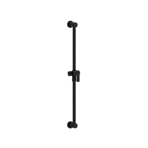 RIOBEL 30.5 in. Adjustable Shower Bar in Black