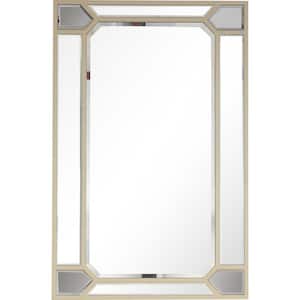 Keeley 43 in. x 28 in. Modern Rectangle Framed Decorative Mirror