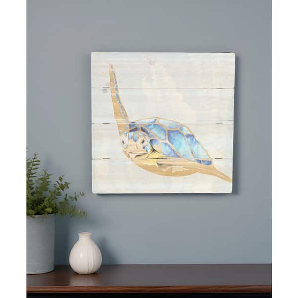 1-Piece Framed Graphic Print Nautical and Beach 15.75 in. x 15.75 in.