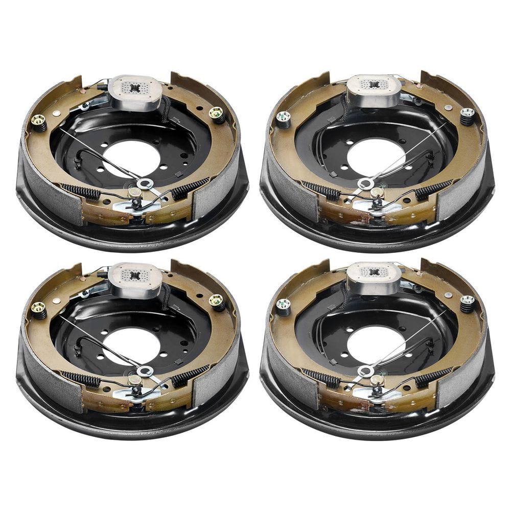 SKYSHALO Electric Trailer Brake Assembly 12 x 2 in. 2 Pairs Self ...