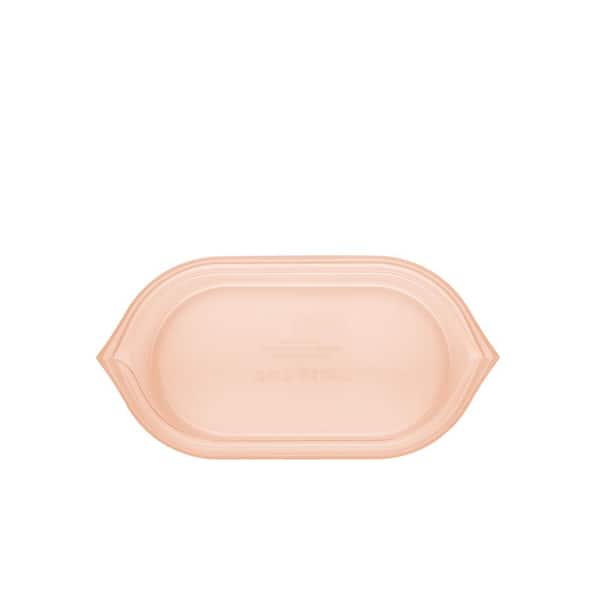 Zip Top Reusable Silicone 3-Piece Dish Set - Small 16 oz., Medium 24 oz.,  Large 32 oz. Zippered Storage Containers in Peach Z-DSH3A-07 - The Home  Depot