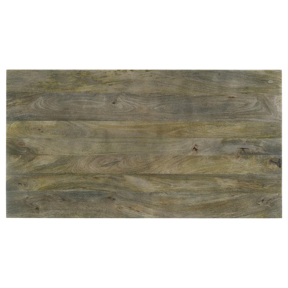 Andando Rustic Brown Solid Wood Rectangular Coffee Table