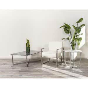 Amelia 47.25 in. Black Rectangle MDF Coffee Table