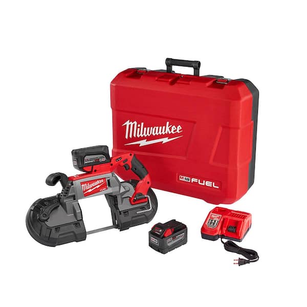 Milwaukee M18 FUEL 18V Lithium-Ion Brushless Cordless Deep Cut Band Saw Kit W/(2) 9.0Ah Batteries, Rapid Charger & Hard Case