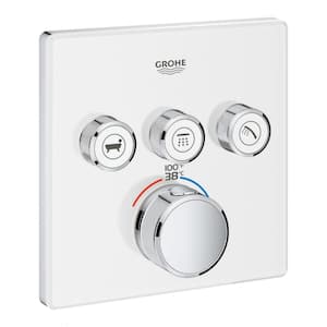 Grohtherm Smart Control Triple Function Thermostatic Trim with Control Module