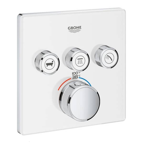 GROHE Grohtherm Smart Control Triple Function Thermostatic Trim with Control Module