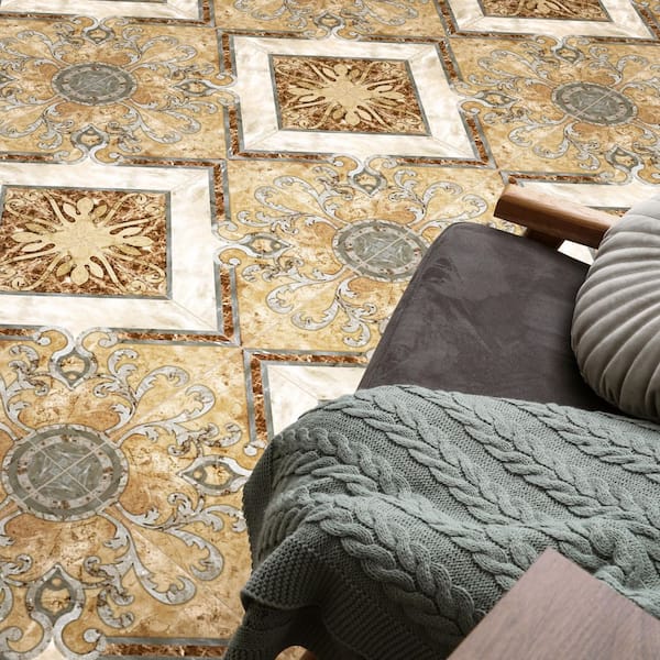 Merola Tile Touba 17-5/8 in. x 17-5/8 in. Ceramic Floor and Wall