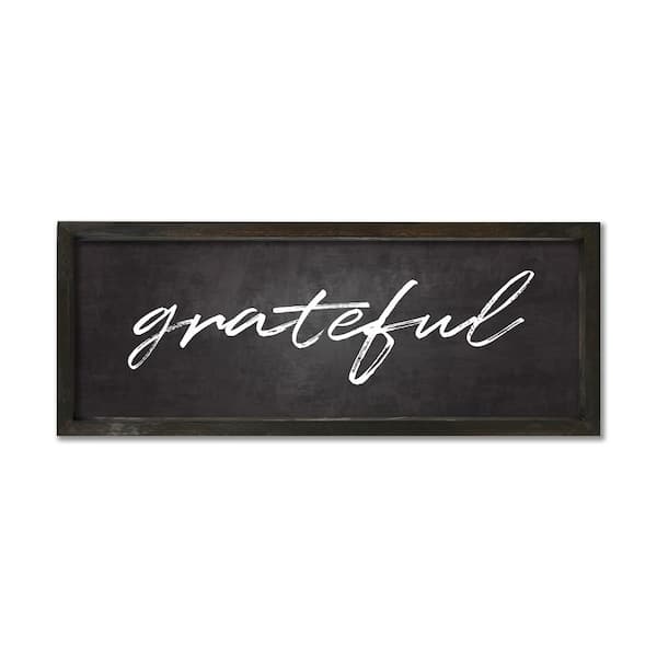 Unbranded Grateful Farmhouse Decorative Sign - 7 in. x 20 in.