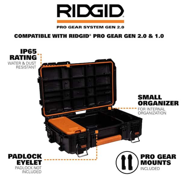 Ridgid Small Parts Organizer Compact Pro Gear System 13 6