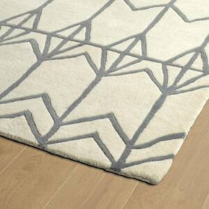 Origami Ivory 5 ft. x 8 ft. Area Rug