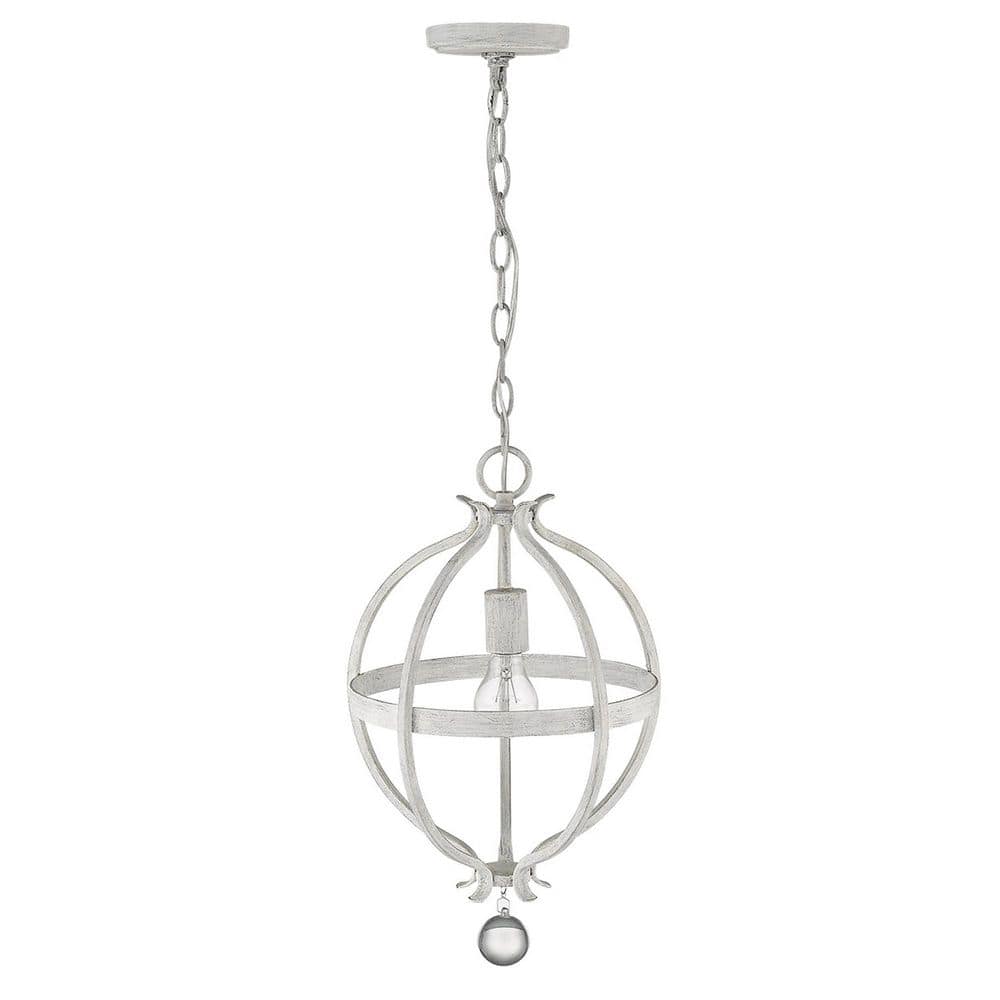 100-Watt 1-Light Metal Pendant Light with Crystal, No Bulbs Included price history on PriceWatchPro