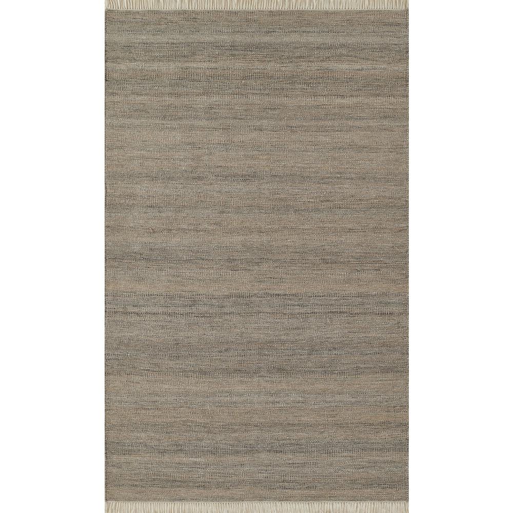 Gray Handwoven Synthetic Indoor/Outdoor Rug, 9' x 12'