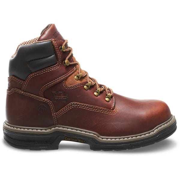 Wolverine Men's Raider Waterproof 6'' Work Boots - Steel Toe - Brown Size 8.5(W)