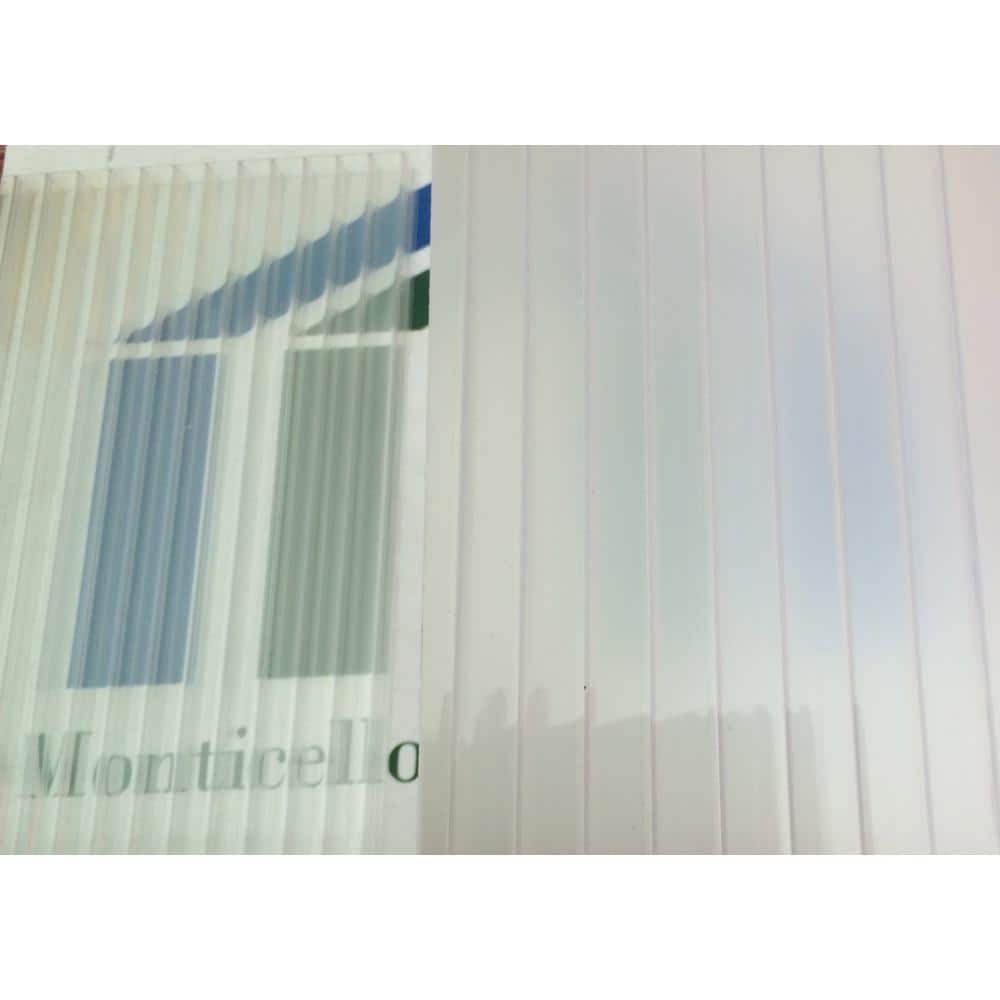 Mont 8 ft. x 16 ft. Black Aluminum Greenhouse with Twin Wall Panels