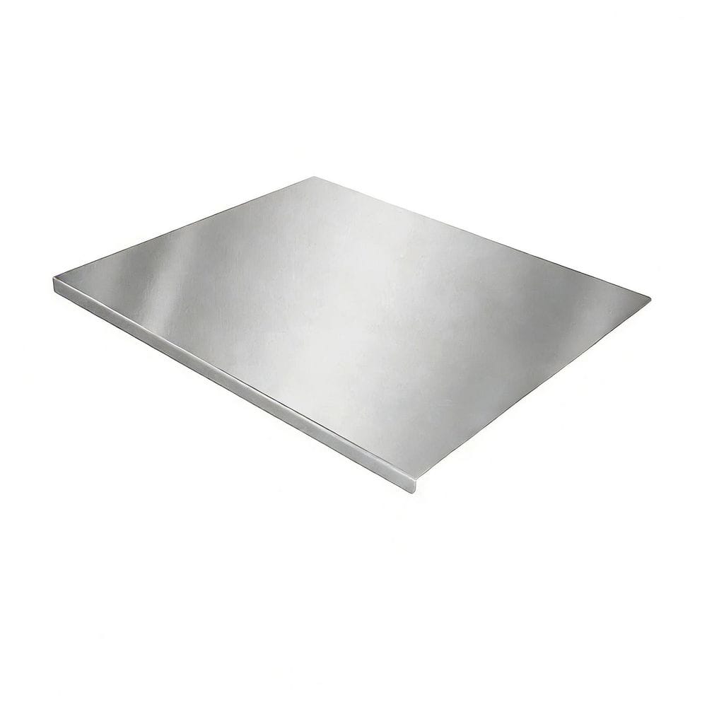 Numhew 31.5 in. x 22.8 in. Large Steel Chopping Board with Lip