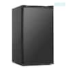 SIMZLIFE 3.2 cu. ft. Mini Refrigerator with Freezer, Single Door, Adjustable Thermostat, Low Power for Bedroom, Office in Black RF001-32BL-S-HD