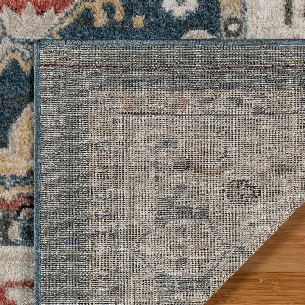 Hadley Blue and Beige Tufted Synthetic 8' x 10' Area Rug