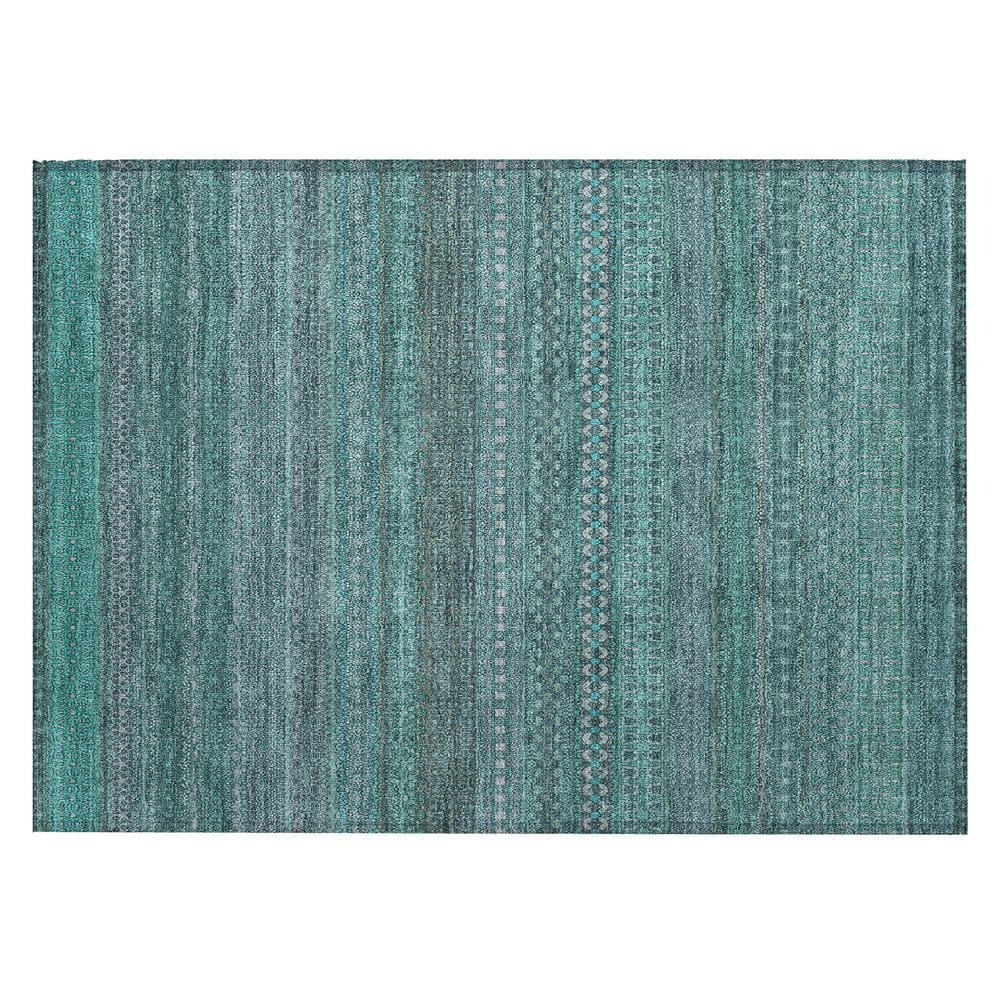 Addison Rugs Chantille ACN527 Turquoise 1 Ft 8 In X 2 Ft 6 In   Turquoise Addison Rugs Area Rugs Acn527tq20x30 64 1000 