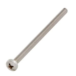 M3-0.5x50mm Stainless Steel Pan Head Phillips Drive Machine Screw 2-Pieces