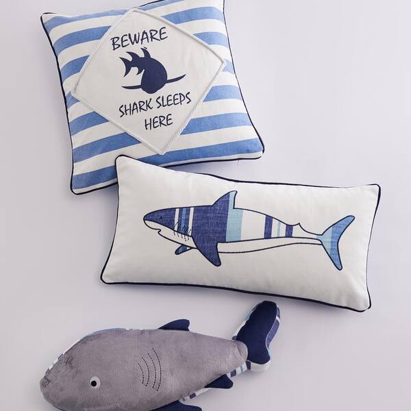 LEVTEX HOME Sammy Shark Blue Striped